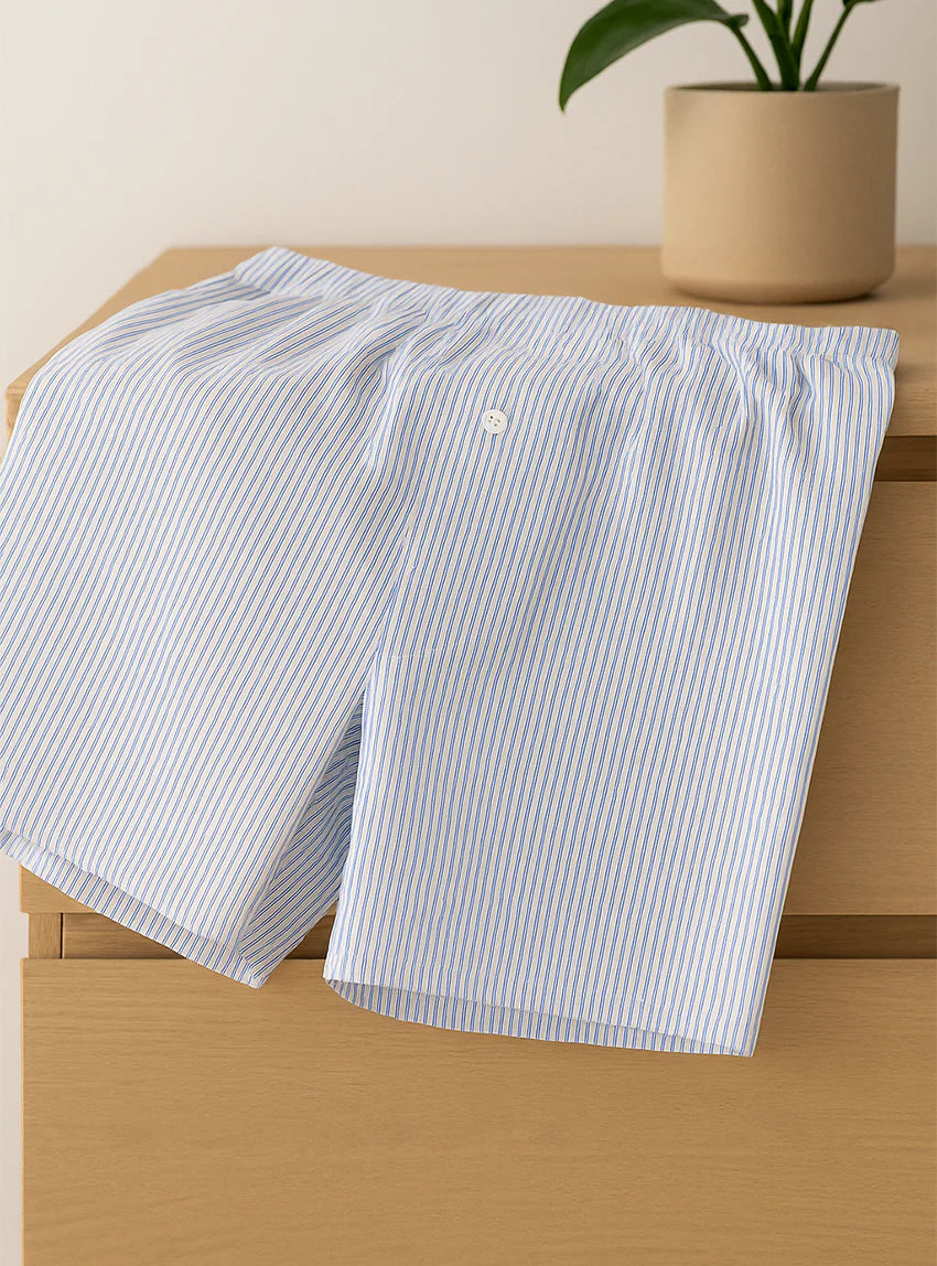 Caleçon homme en coton coloris assortis