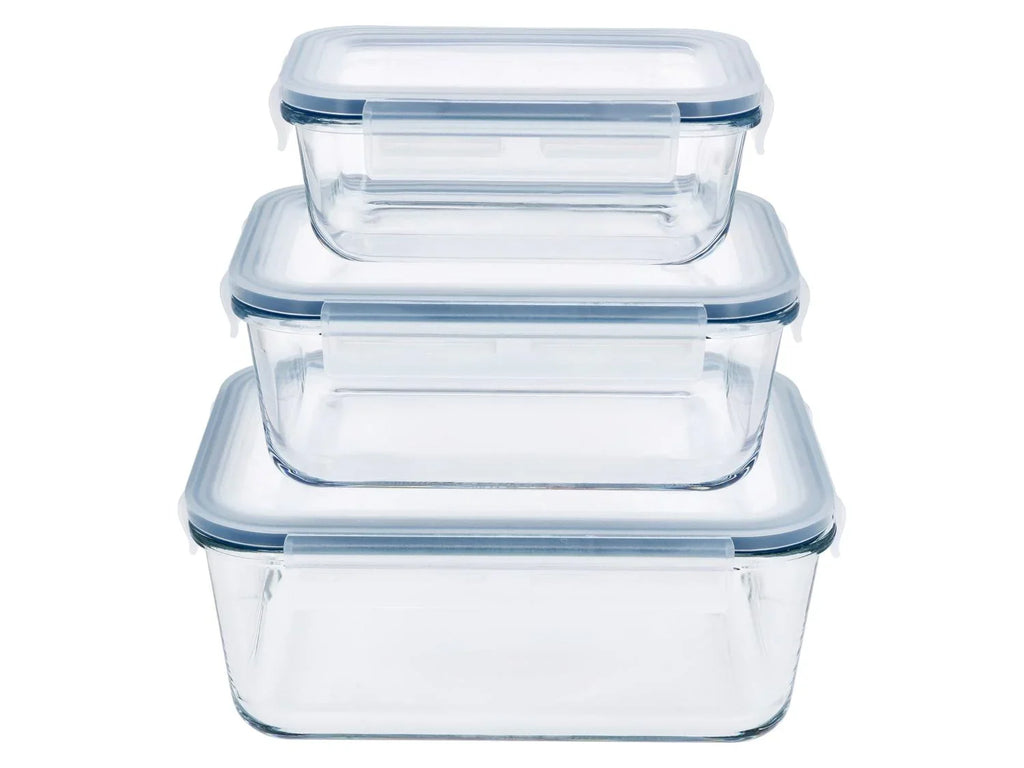 SILVERCREST Set de botes de conservation en verre