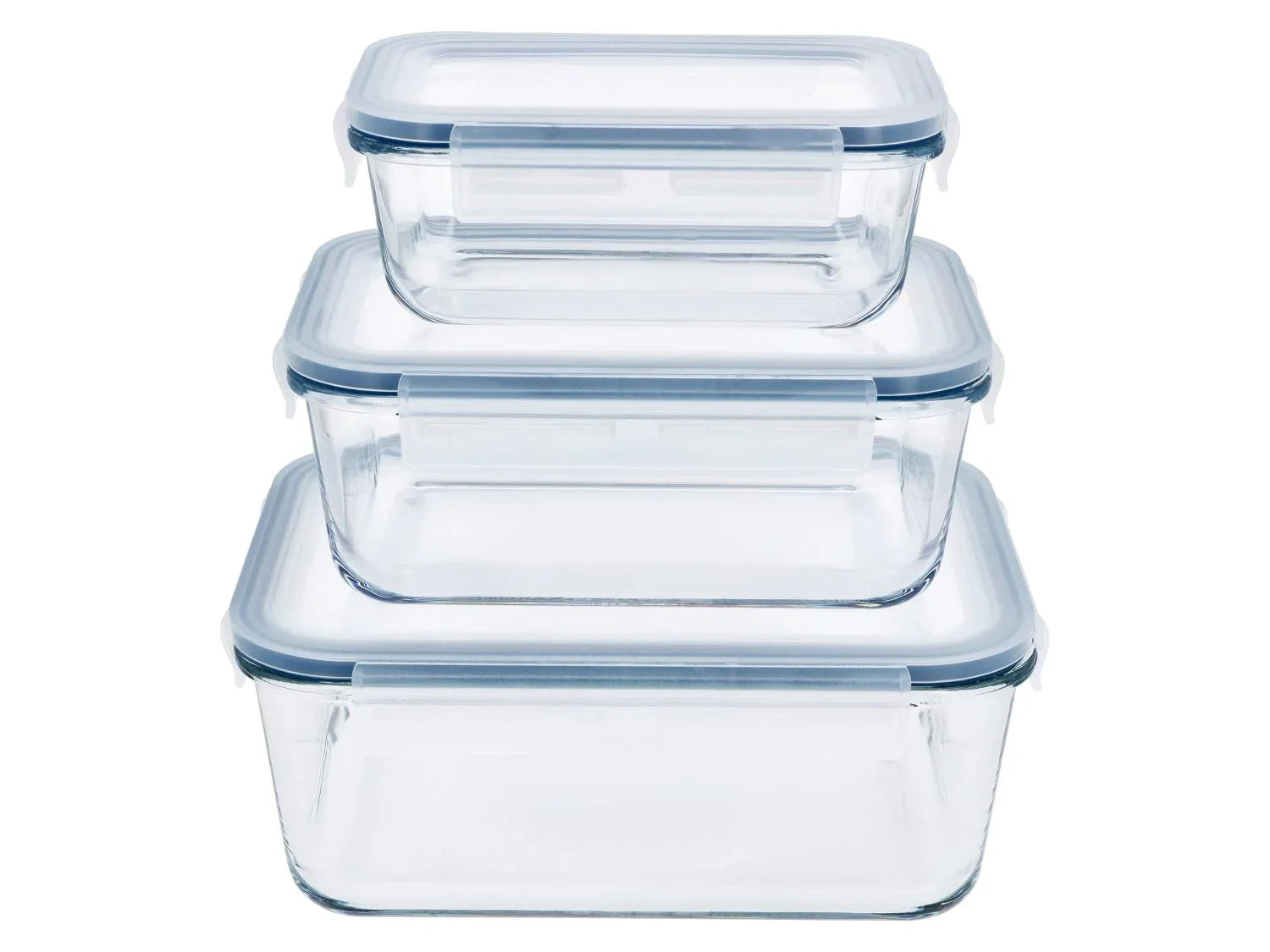SILVERCREST Set de botes de conservation en verre
