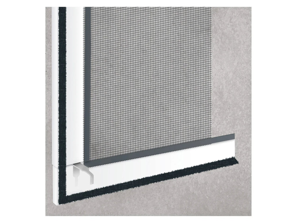 LIVARNO home Fentre moustiquaire en aluminium, 100 x 120 cm