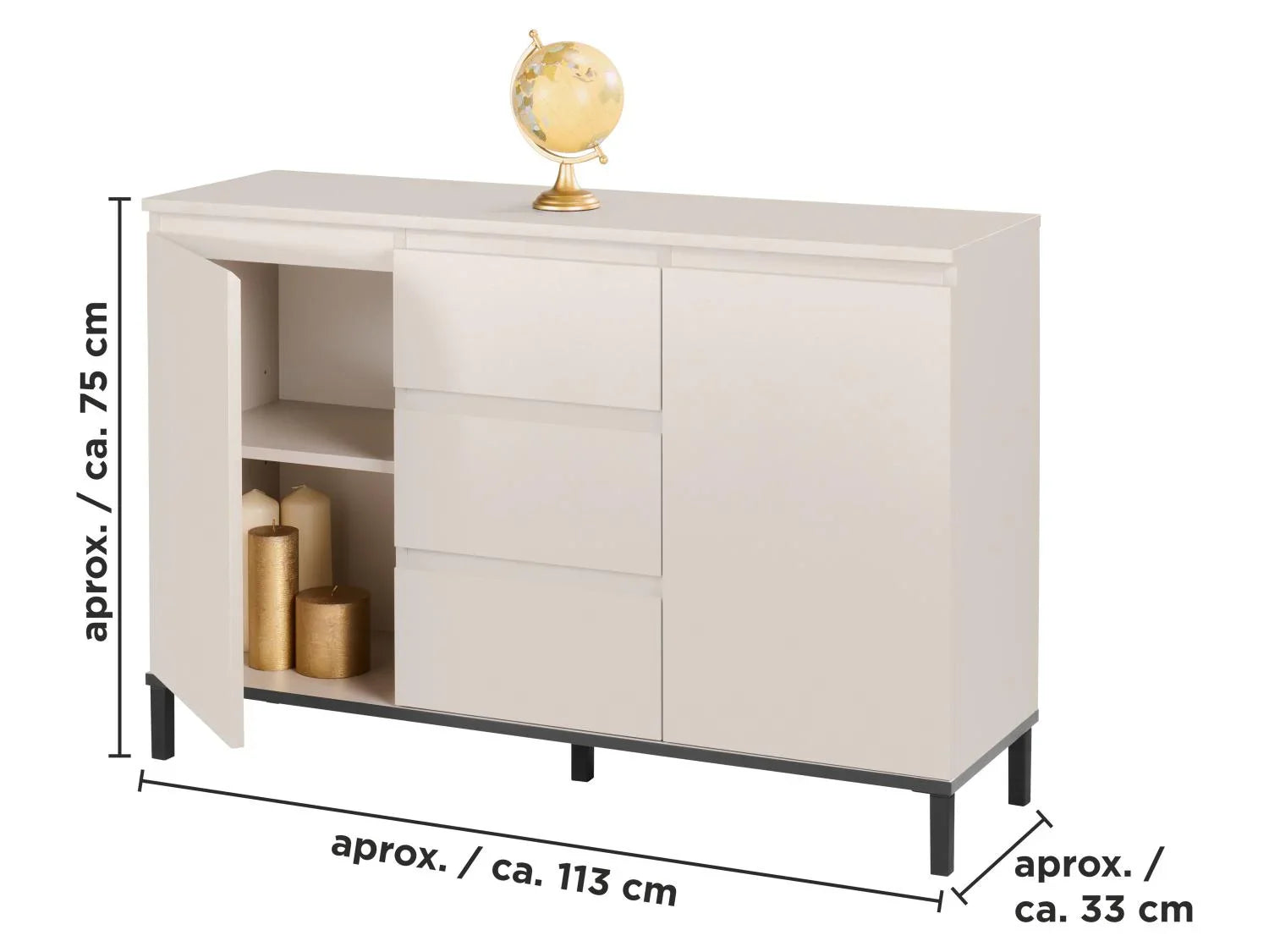 LIVARNO Commode, 113 x 75 x 33 cm