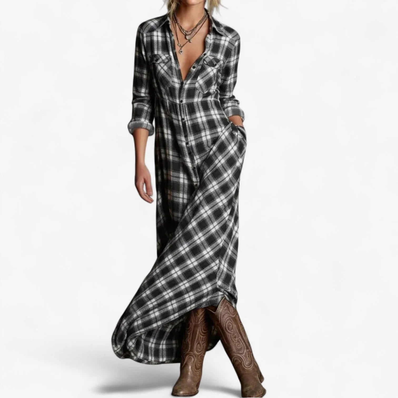 Cécile™ Maxi Chemise Intemporelle