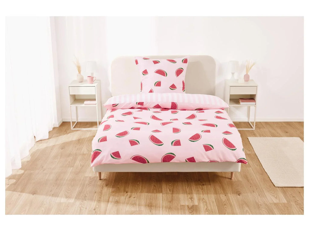LIVARNO home Parure de lit en microfibre satine, 140 x 200 cm