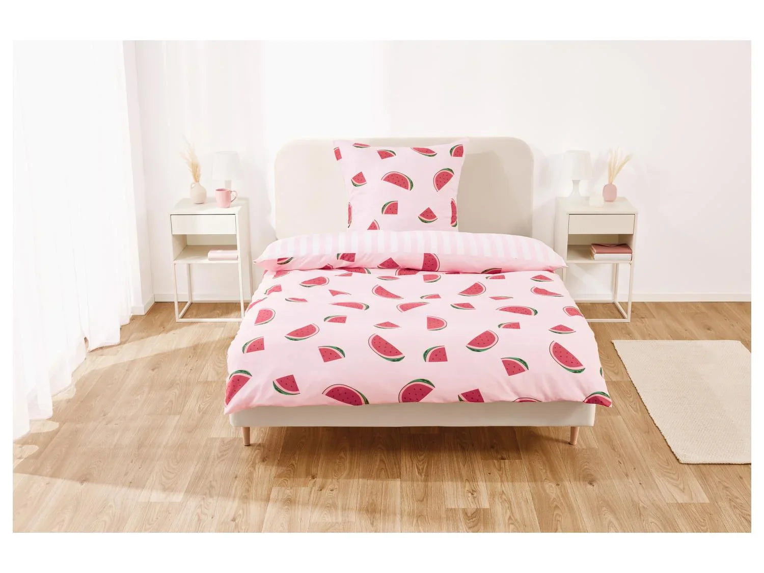 LIVARNO home Parure de lit en microfibre satine, 140 x 200 cm