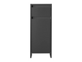LIVARNO home Armoire latrale de salle de bains Oslo, 32 x 80 x 28 cm, noire