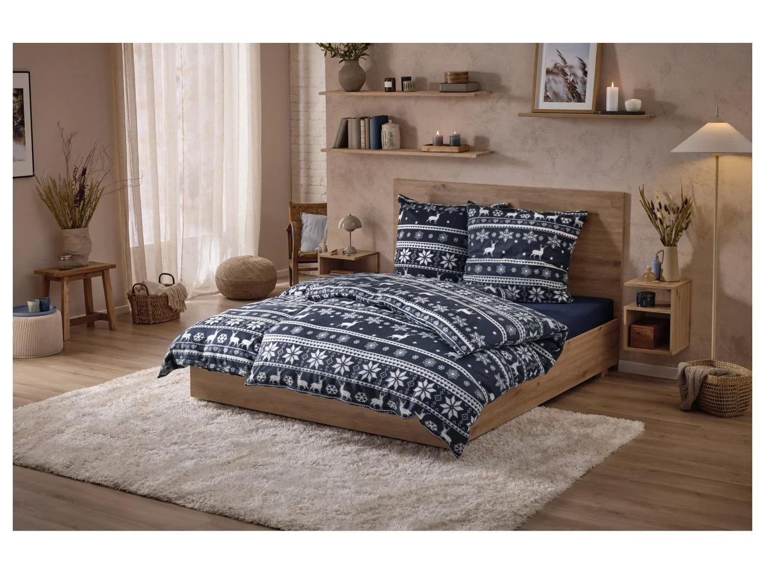 LIVARNO Parure de lit en polaire, 240 x 220 cm