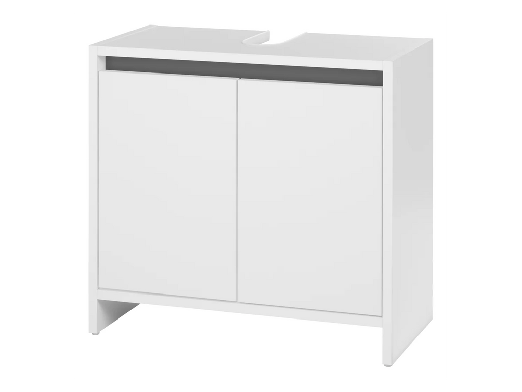 LIVARNO home Meuble sous-vasque Oslo, 60 x 55 x 28 cm, blanc