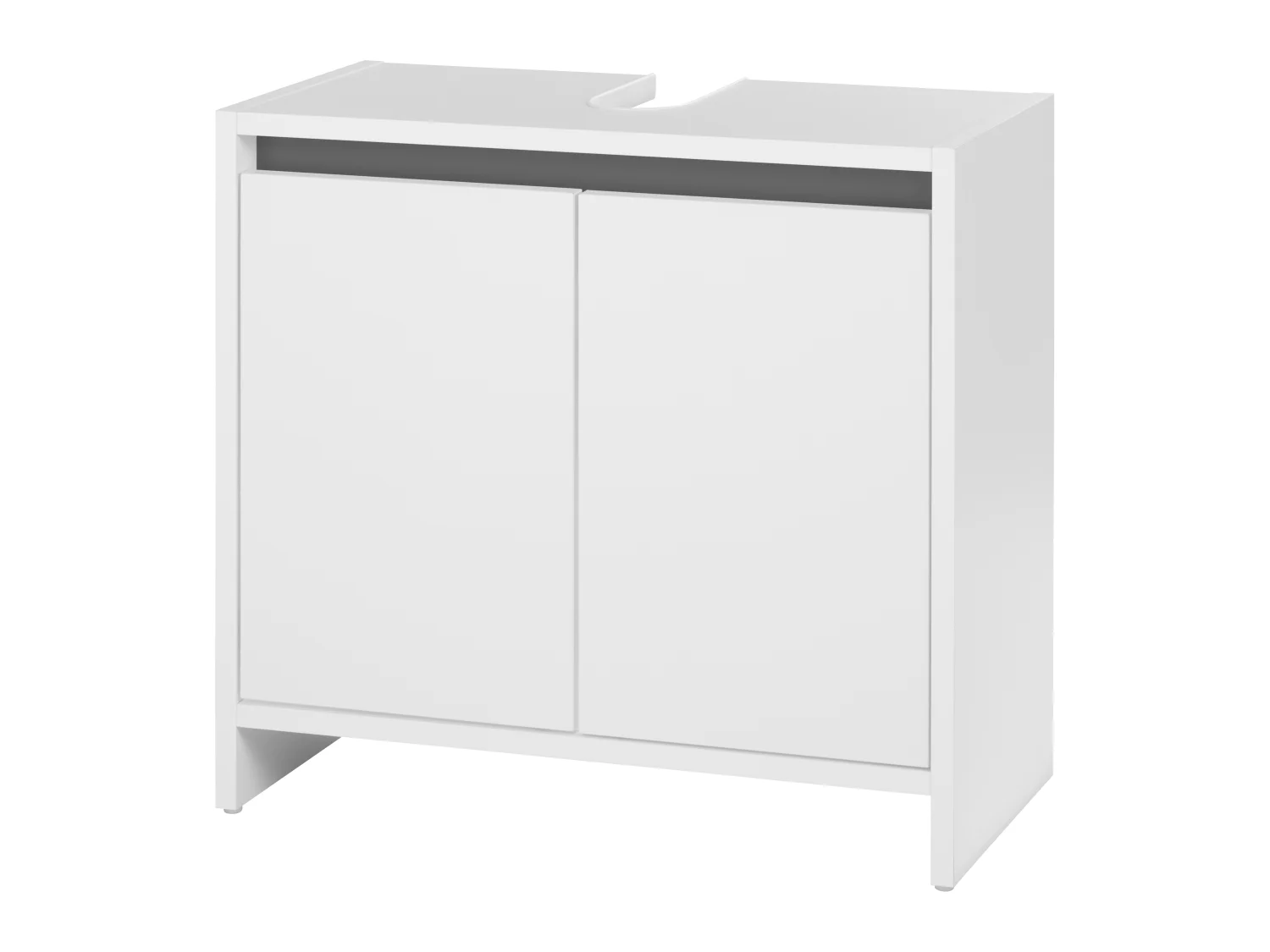 LIVARNO home Meuble sous-vasque Oslo, 60 x 55 x 28 cm, blanc