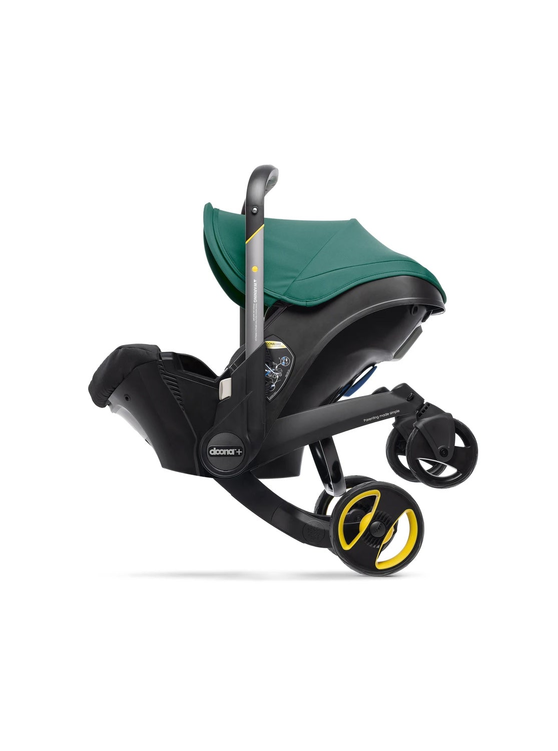 2025 Infant Car Seat Stroller with LATCH Base – Midnight Edition | Car to Stroller in Seconds, Aircraft Approved, Includes Essentials Bag
