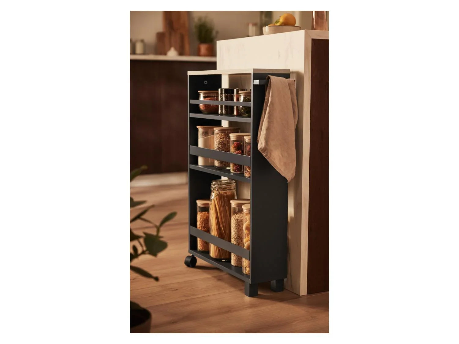 LIVARNO home Desserte de cuisine, 50 x 79 x 15cm