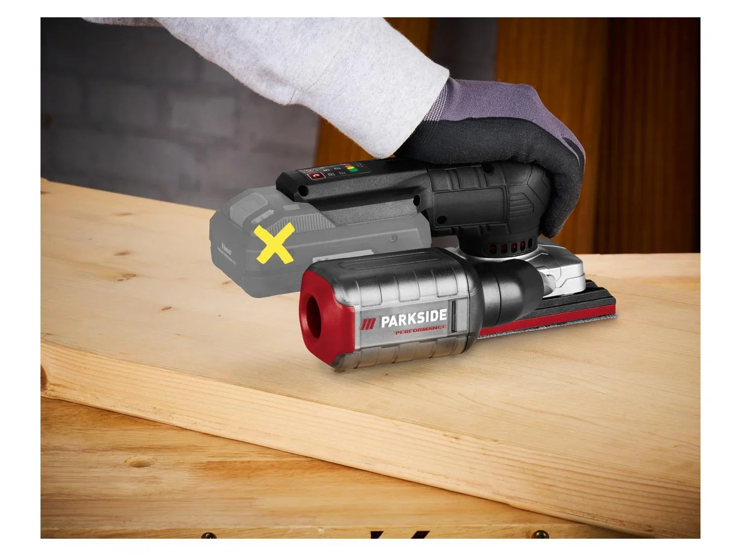 PARKSIDE PERFORMANCE Ponceuse vibrante sans fil PAMSP 20-Li A1