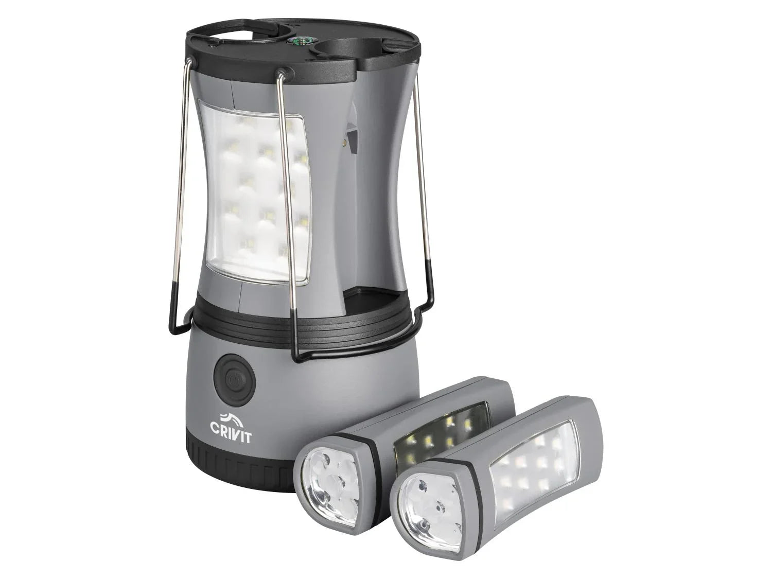 CRIVIT Lampe de camping 2 en 1