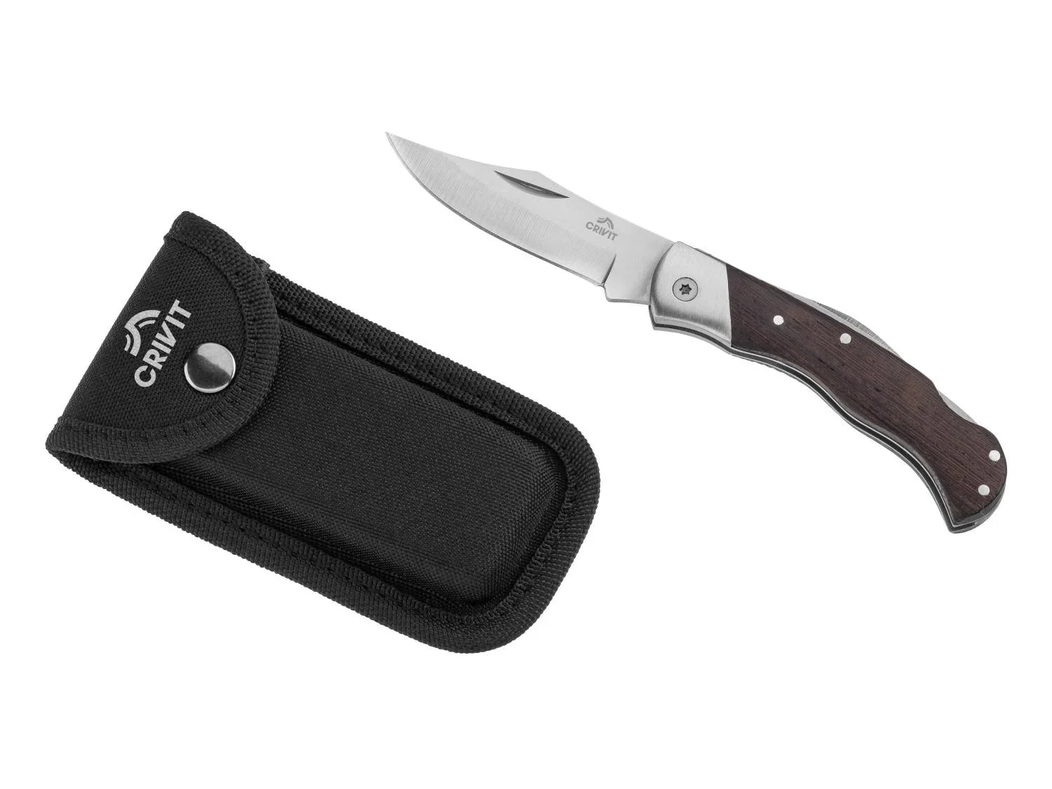 CRIVIT Couteau de poche avec tui ceinture