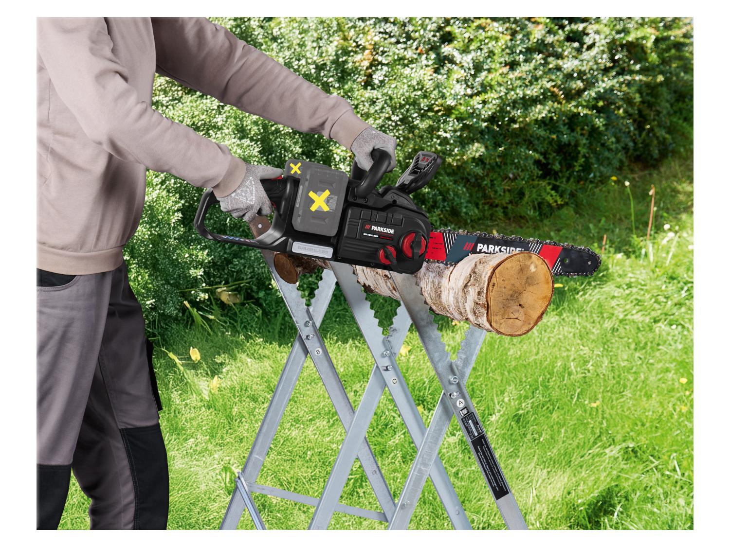 PARKSIDE PERFORMANCE Trononneuse sans fil PPKSA 40-Li C3, guide 45,5 cm, 40 V