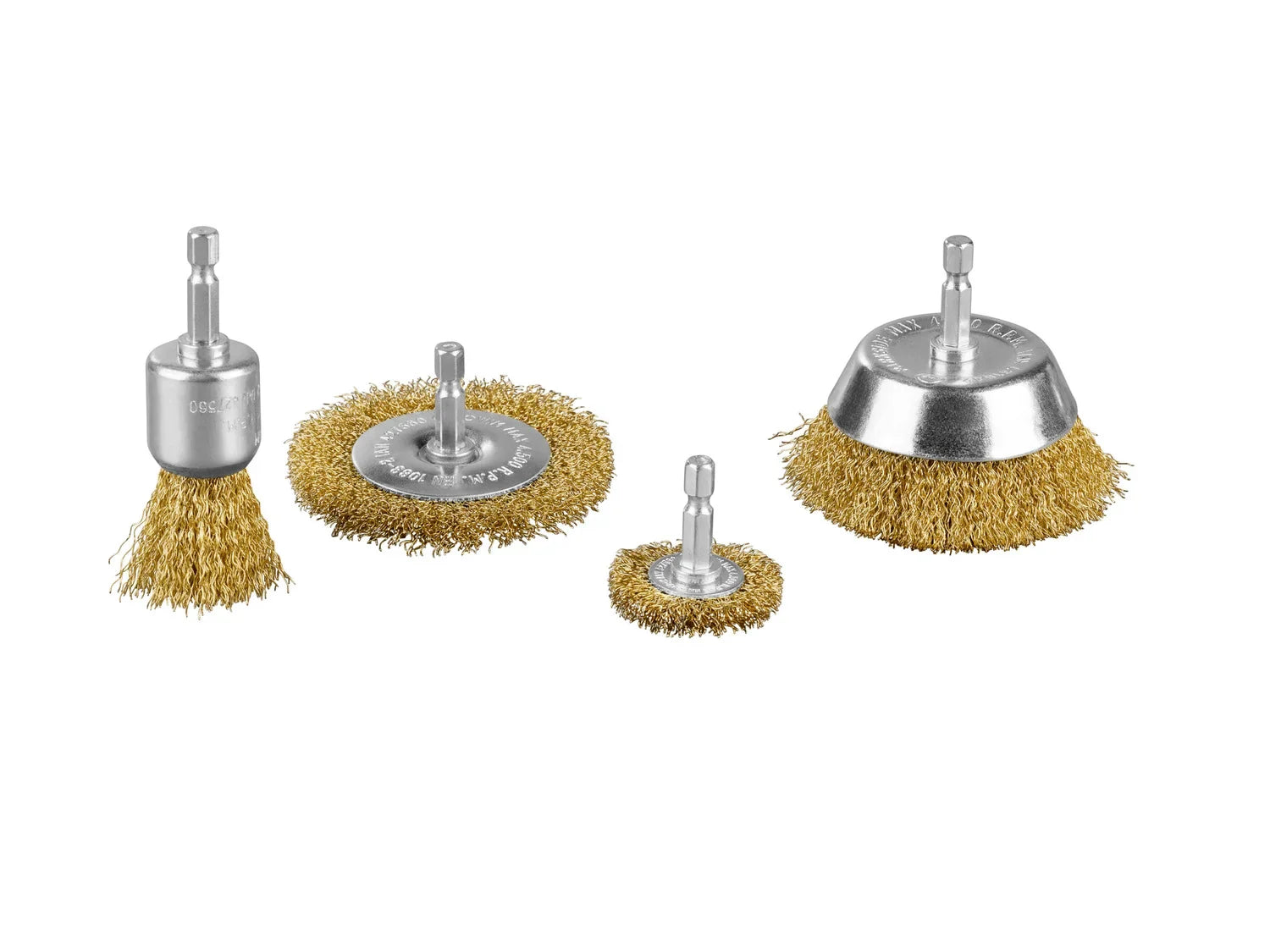 PARKSIDE Jeu de brosses mtalliques / Jeu de polissage / Jeu de brosses en nylon / Pompe pour perceuse, 4 pices / 7 pices / 1 pice