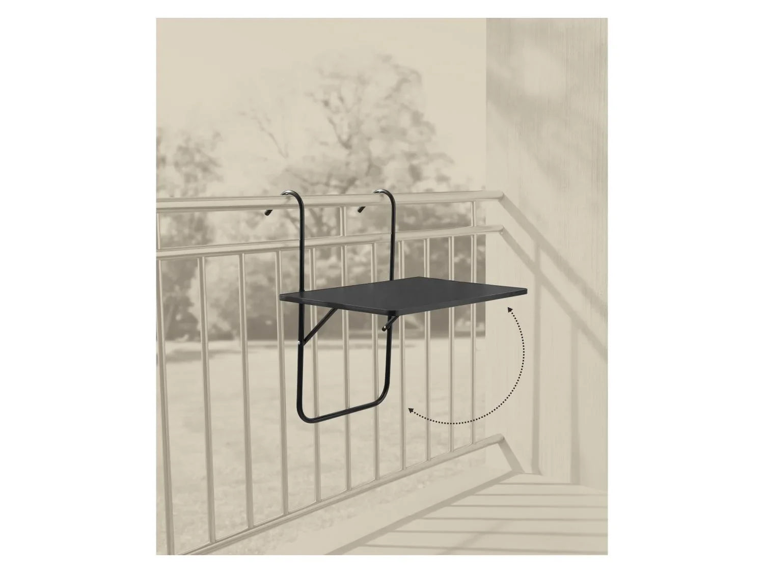 LIVARNO Table de balcon