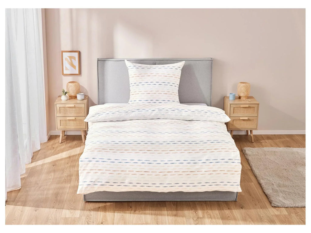 LIVARNO home Parure de lit en satin microfibre, 140 x 200 cm