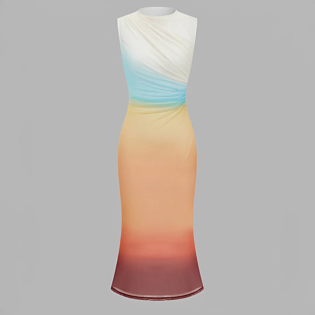 Anjanet - Robe longue chic avec dos nu