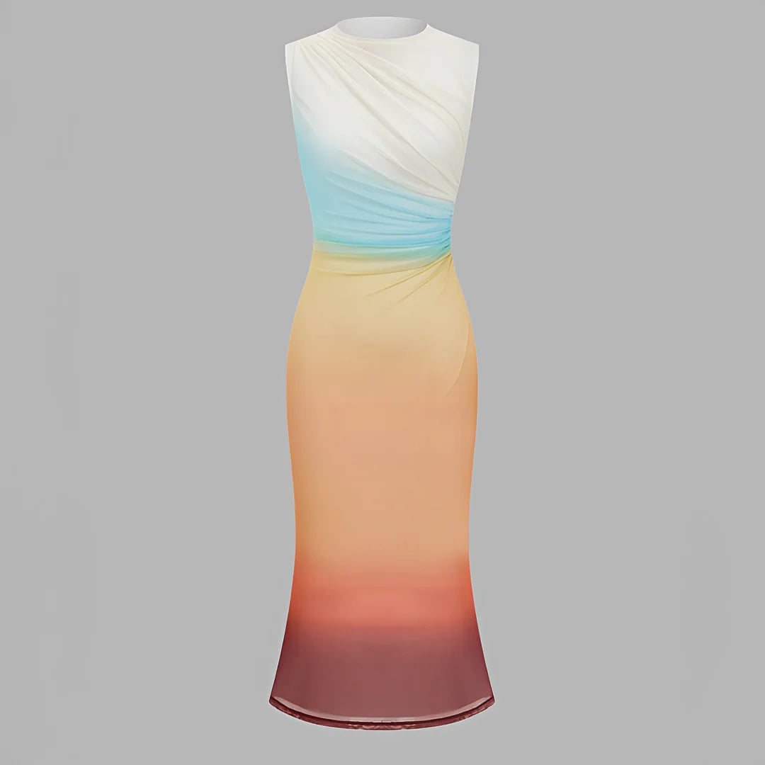 Anjanet - Robe longue chic avec dos nu