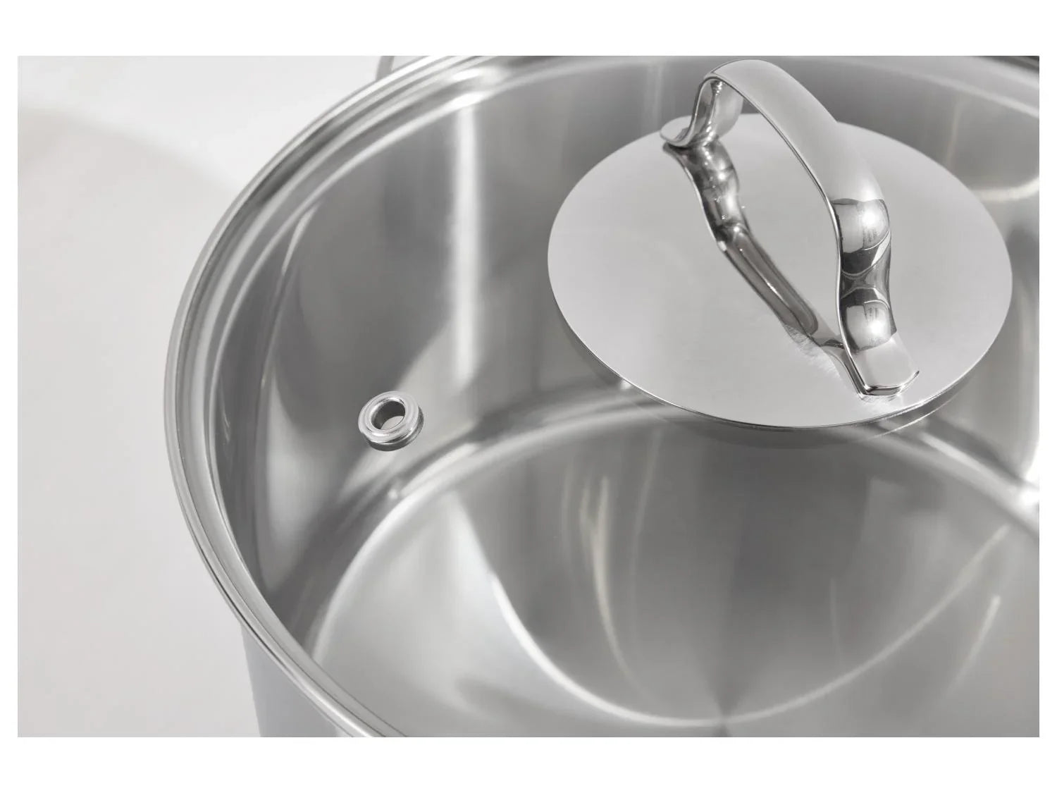 SILVERCREST Faitout premium en acier inoxydable,  24 cm
