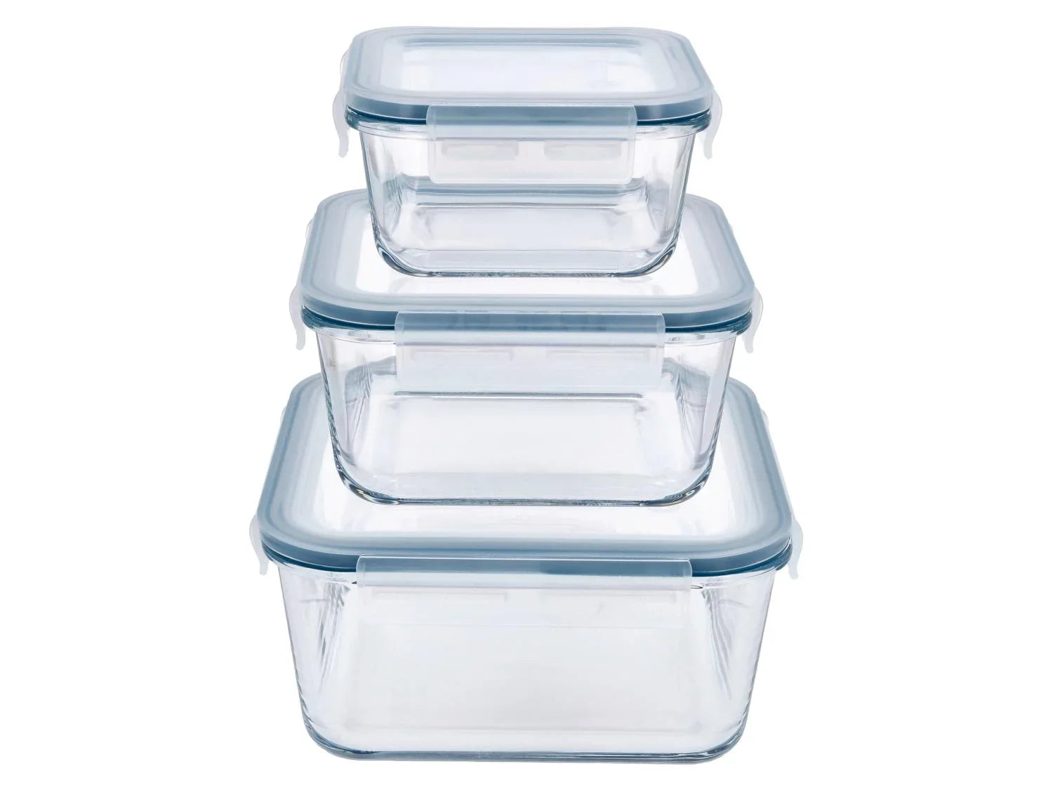 SILVERCREST Set de botes de conservation en verre