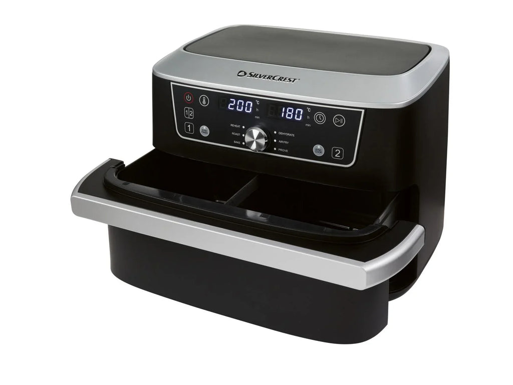 SILVERCREST Friteuse  air chaud double compartiment