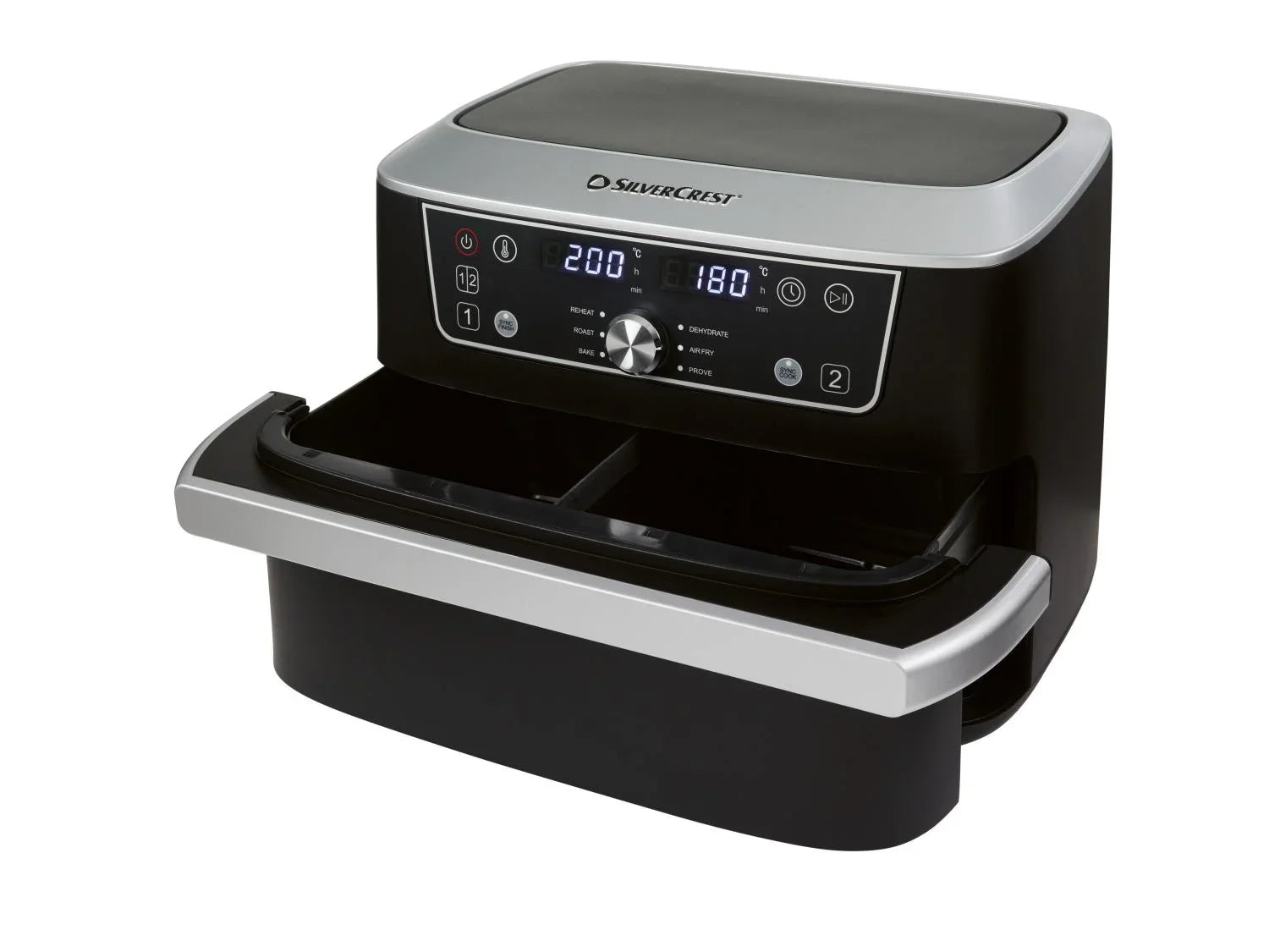 SILVERCREST Friteuse  air chaud double compartiment