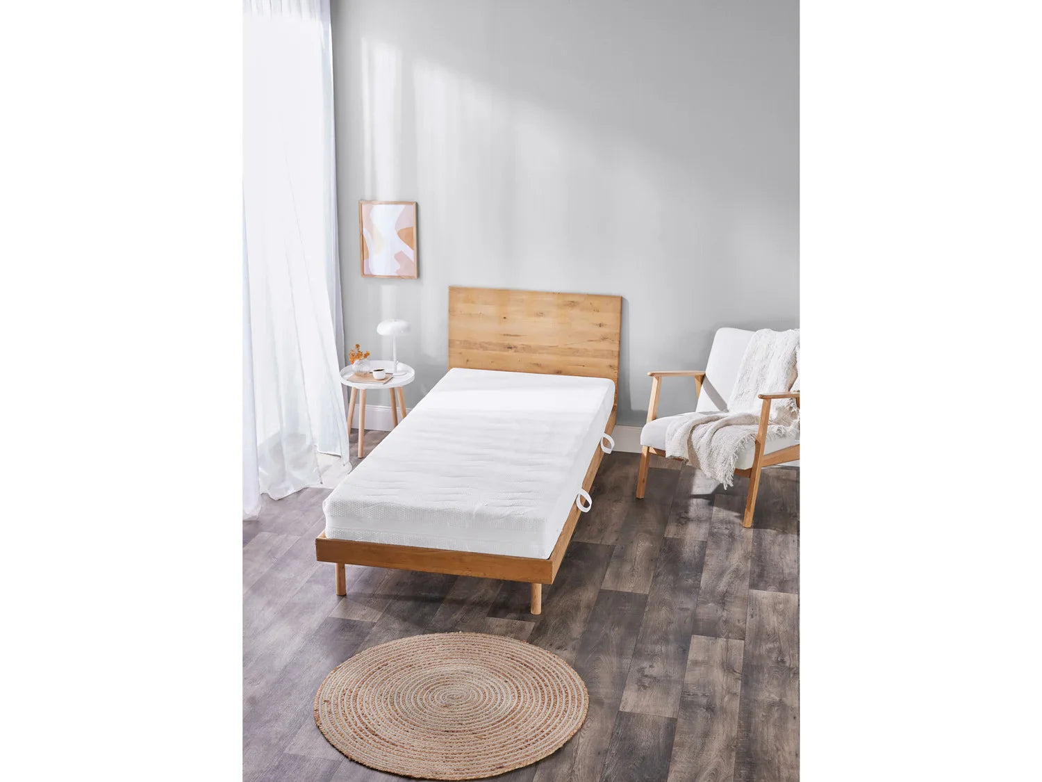 LIVARNO home Matelas en mousse froide, 7 zones, H2, 90 x 190 cm