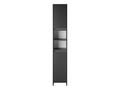 LIVARNO home Colonne de salle de bain Oslo, 32 x 180 x 28 cm, noire