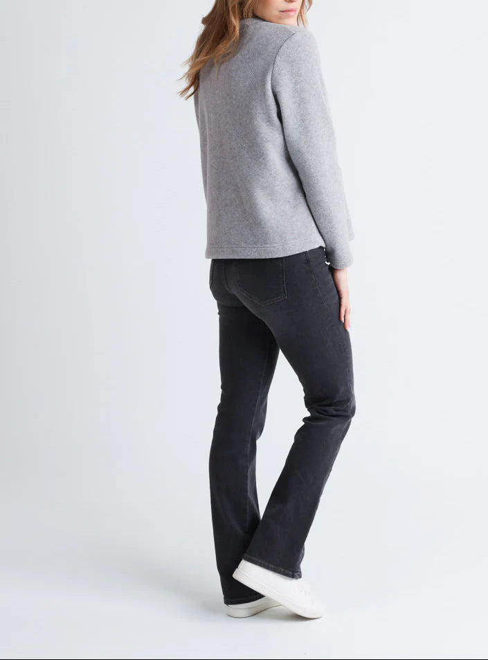 Veste polaire femme gris
