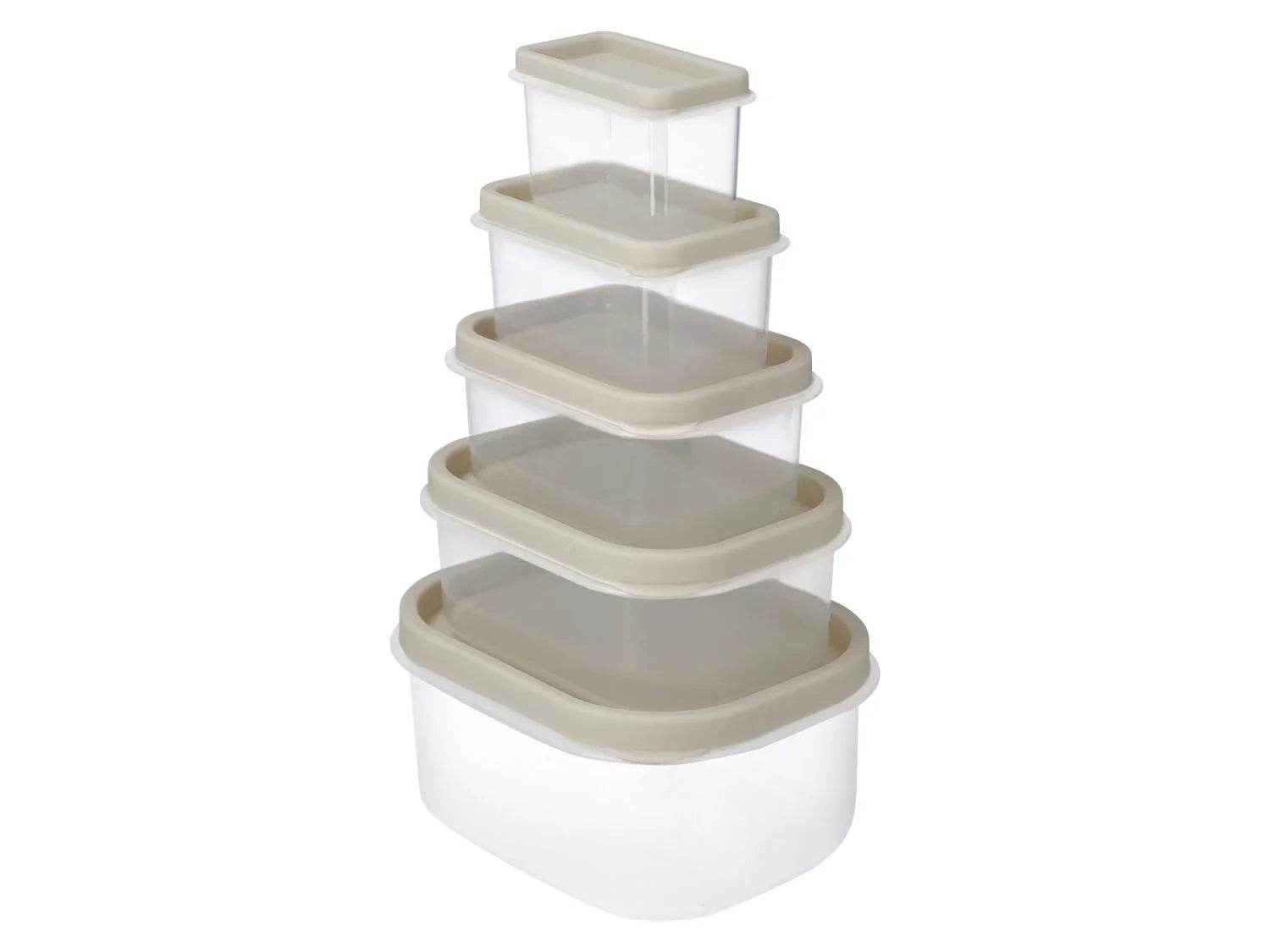 SILVERCREST Set de 5 botes de conservation