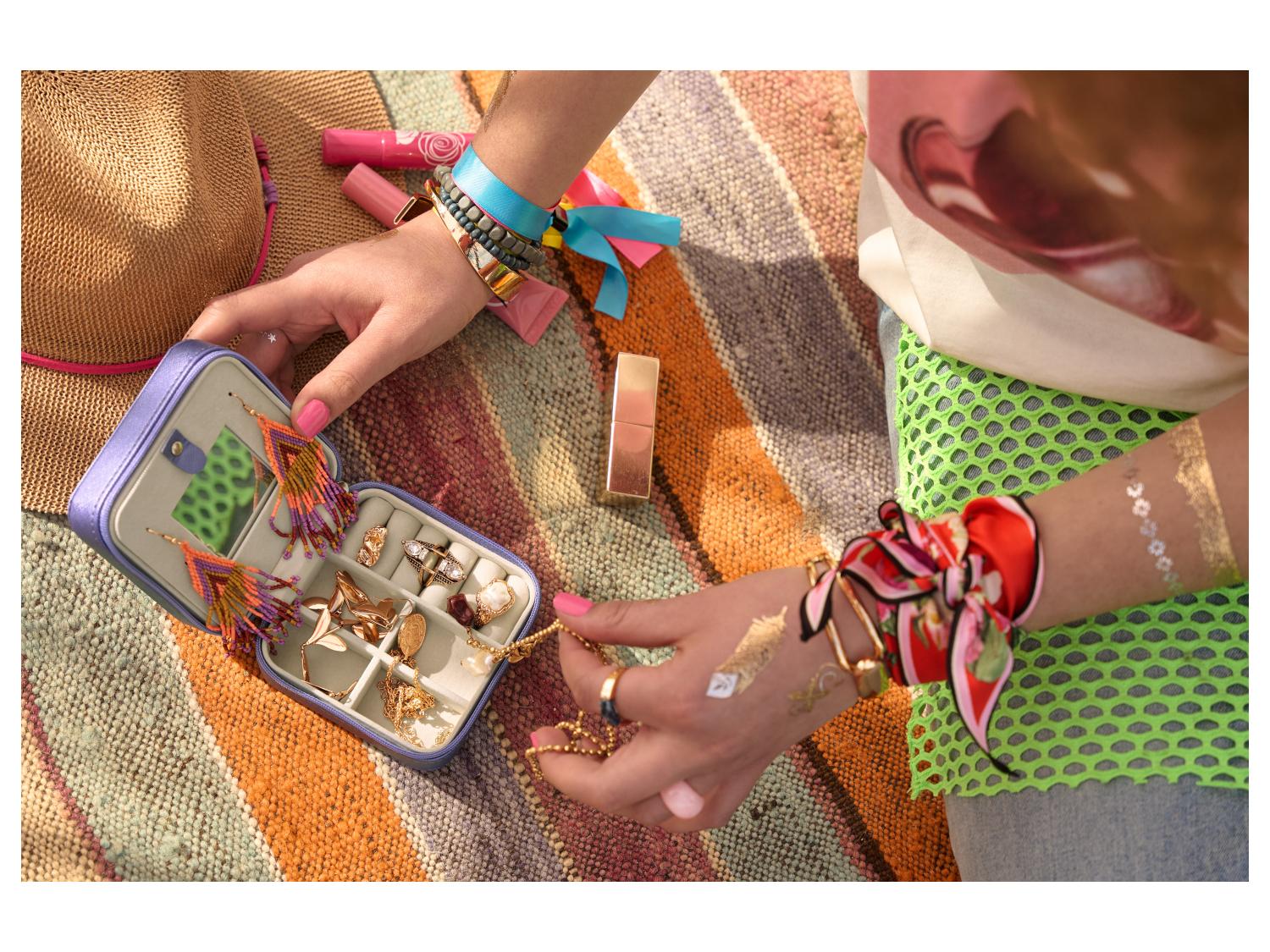 esmara Mini-bote  bijoux, idale pour le voyage Petit coffret  bijoux, idal pour le voyage