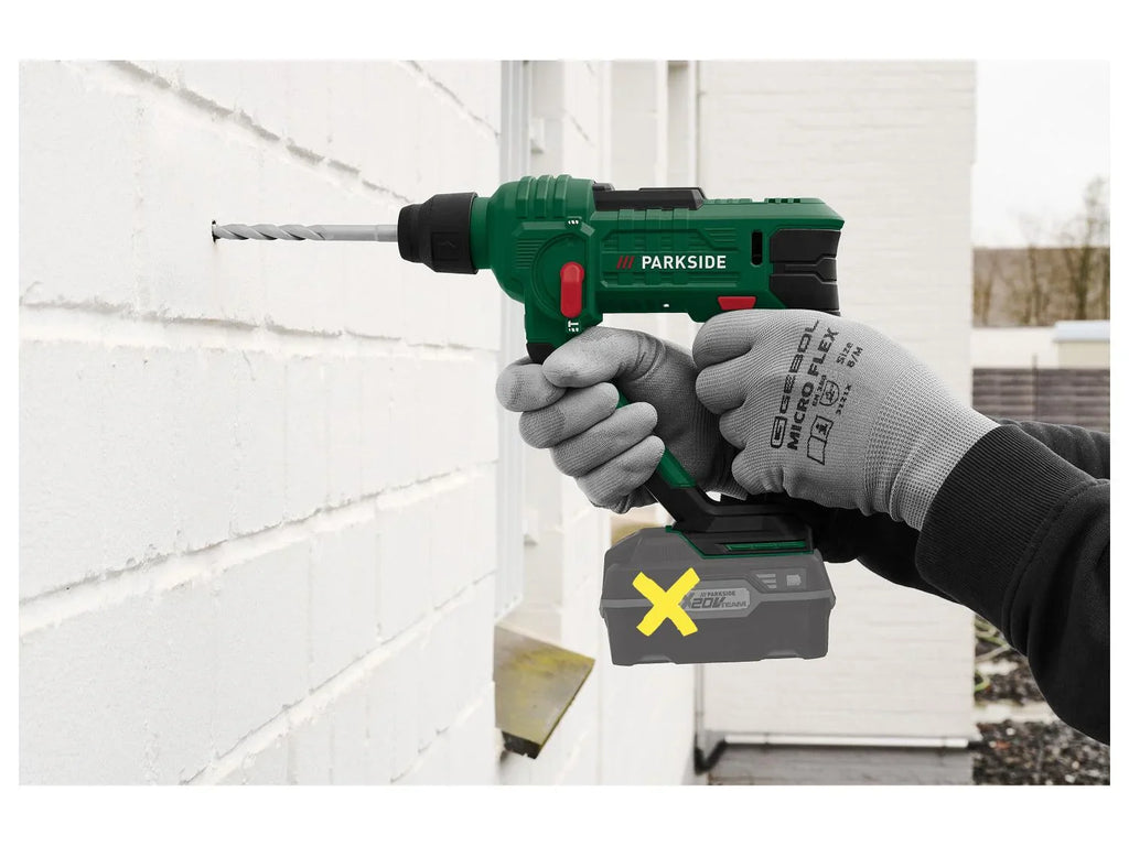 PARKSIDE Marteau perforateur sans fil PABH 20-Li D4, 1 J, 20 V