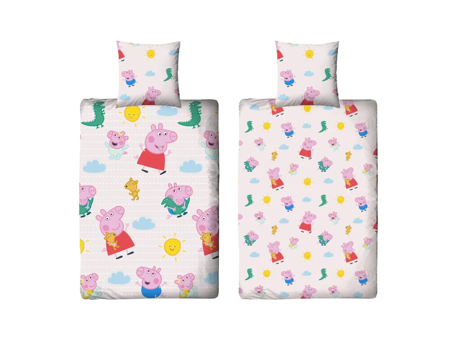 Parure de lit double face pour enfant, 140 x 200 cm