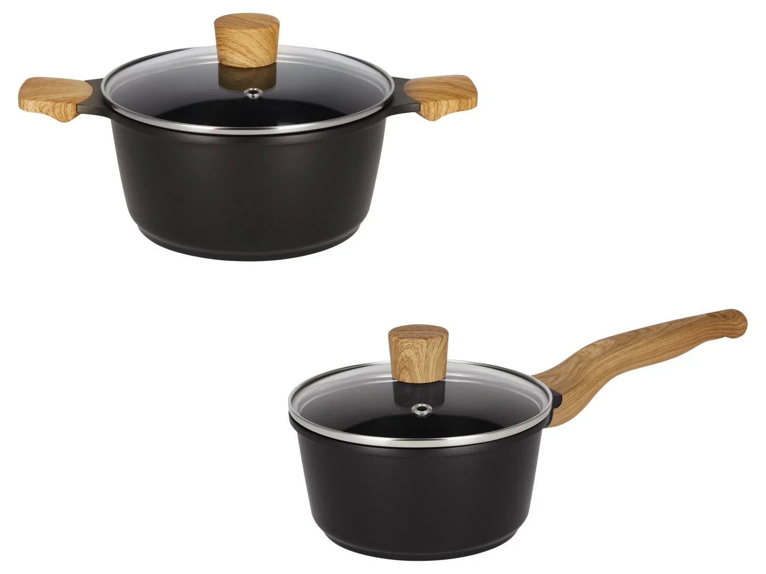 SILVERCREST Faitout en fonte daluminium  20 cm ou Casserole en fonte daluminium  16 cm