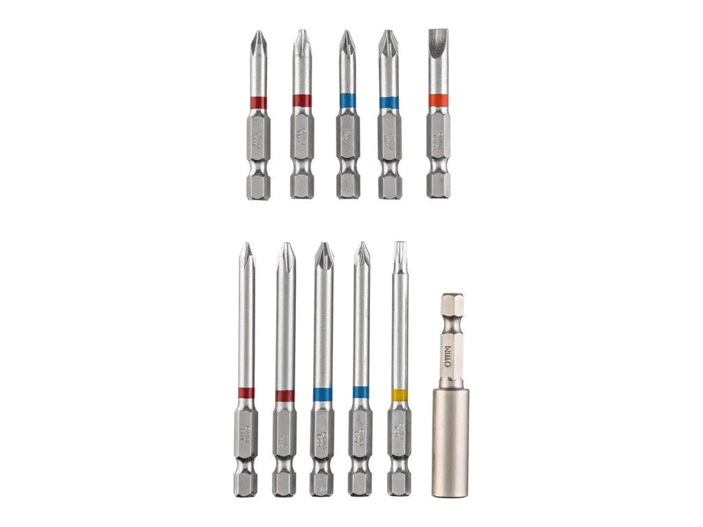 PARKSIDE Set de mches, forets ou embouts, 11 pices