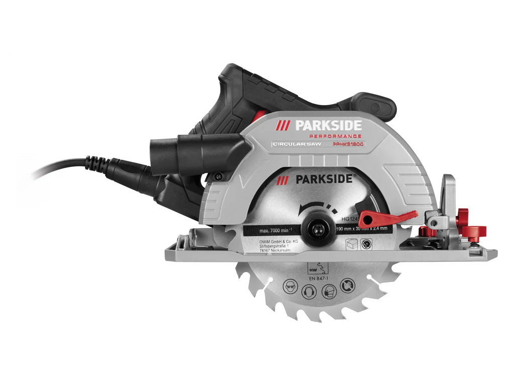 PARKSIDE PERFORMANCE Scie circulaire PPHKS 1800 A1, 190 mm, 1800 W