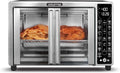 Gourmia Oven Air Fryer Combo with 17 Cooking Presets 24L Capacity Convection Rack