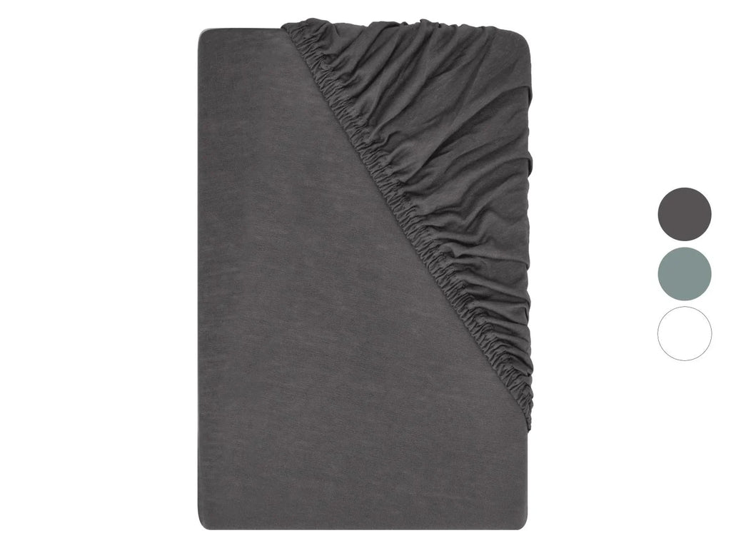 LIVARNO Drap-housse en jersey, 180-200 x L 200 cm