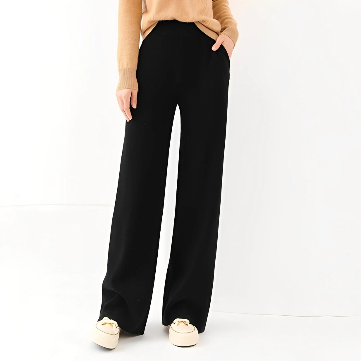 Jamie - Pantalon Formelle Taille Haute
