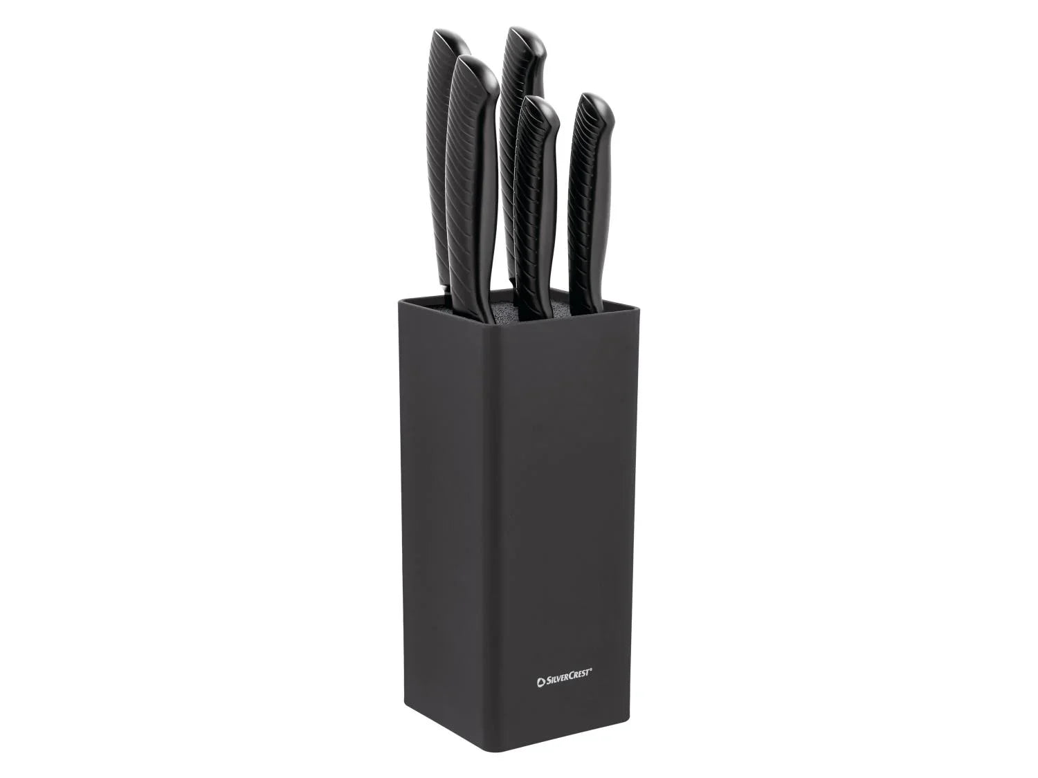 SILVERCREST Set de couteaux en acier inoxydable avec bloc de rangement