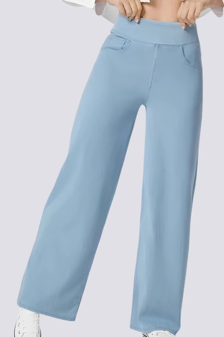 Carrie - Pantalon taille haute élégant