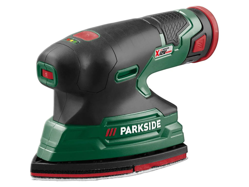 PARKSIDE Set ponceuse multifonction sans fil PAMS 12 B2 + batterie + chargeur, 12 V