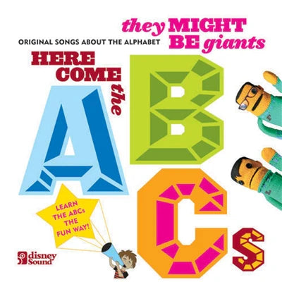 THEY MIGHT BE GIANTS - HERE COMES THE ABC'S - CLEAR COLOR - VINYL LP