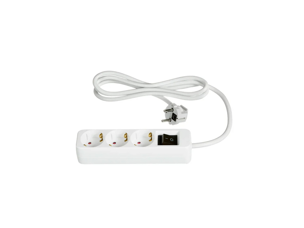 TRONIC Lot de 3 multiprises