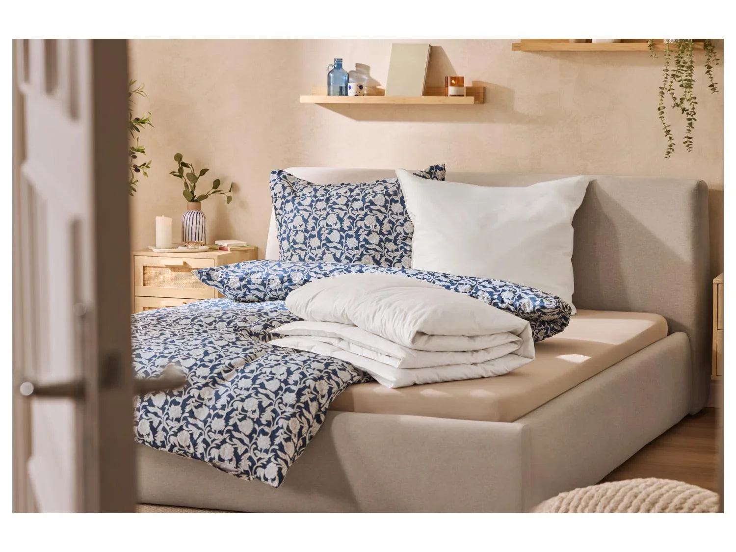 LIVARNO Oreiller avec rembourrage en plumes et duvet