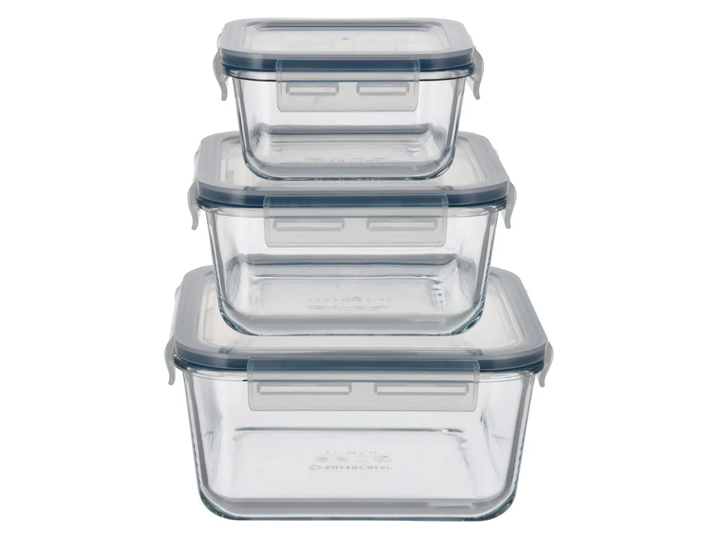 SILVERCREST Lot de 3 botes de conservation