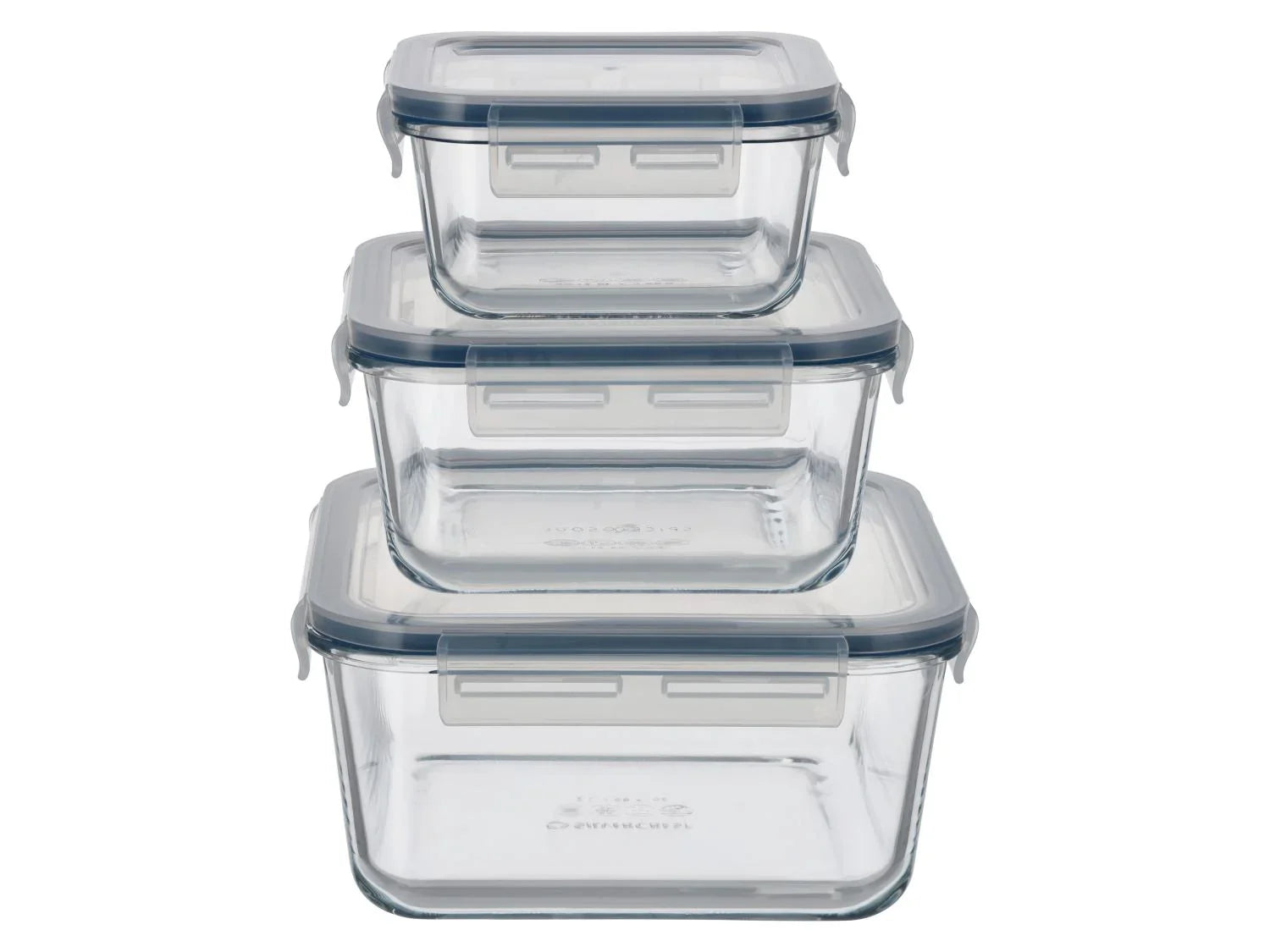 SILVERCREST Lot de 3 botes de conservation