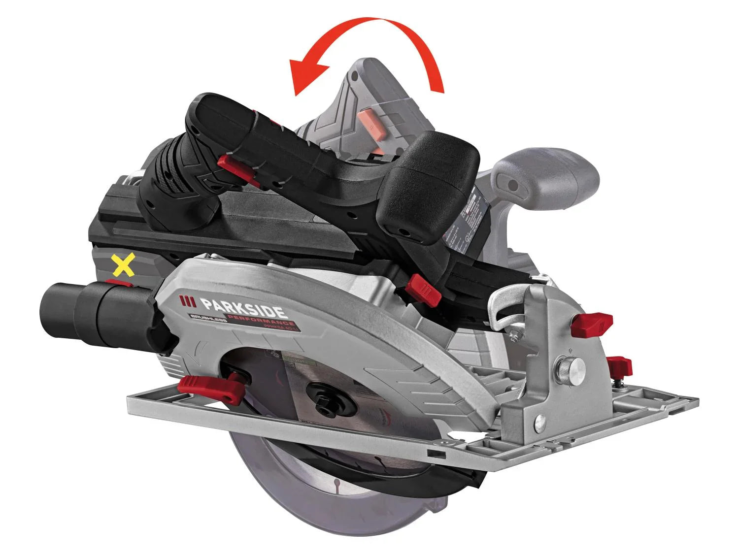 PARKSIDE PERFORMANCE Scie circulaire sans fil PPHKSA 40-Li B2,  190 mm, 40 V