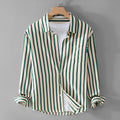 Marvin - Chemise à rayures élégante à manches longues